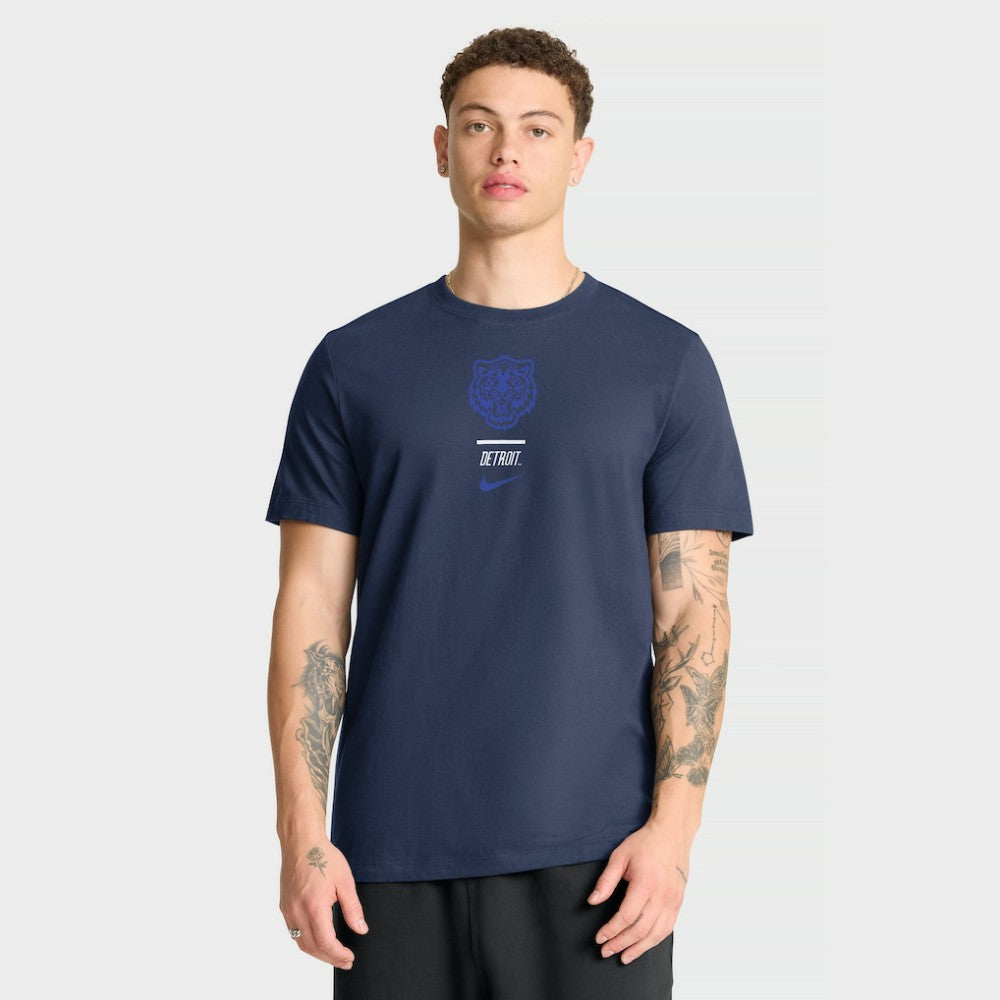 Detroit Tigers City Connect 2-Hit T-Shirt Navy