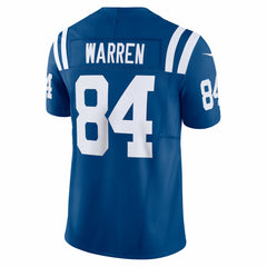 Tyler Warren Indianapolis Colts Team Vapor F.U.S.E. Limited Jersey - Royal sale
