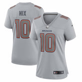 Bo Nix Denver Broncos Women's Fashion Atmosphere Fashion Game Jersey - Gray outlet