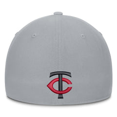 Minnesota Twins Primetime Rise Dri-FIT Flex Hat Gray
