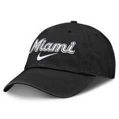 Miami Marlins Primetime Club Adjustable Hat Black
