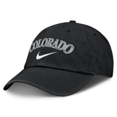 Colorado Rockies Primetime Club Adjustable Hat Black