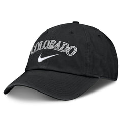 Colorado Rockies Primetime Club Adjustable Hat Black