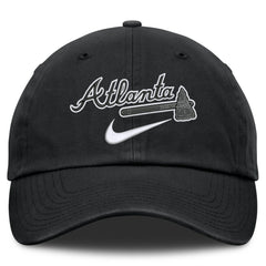 Atlanta Braves Primetime Club Adjustable Hat Black