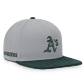 Athletics Primetime Pro Dri-FIT Snapback Hat Gray/Green