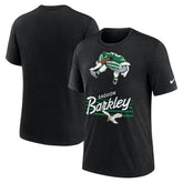 Saquon Barkley Philadelphia Eagles Player Graphic T-Shirt - Heather Black cheap