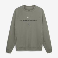 St. Louis Cardinals Statement Primary Raglan Dri-FIT Sweatshirt Olive