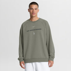 Los Angeles Dodgers Statement Primary Raglan Dri-FIT Sweatshirt Olive