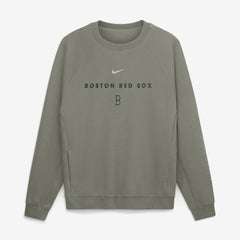 Boston Red Sox Statement Primary Raglan Dri-FIT Sweatshirt Olive