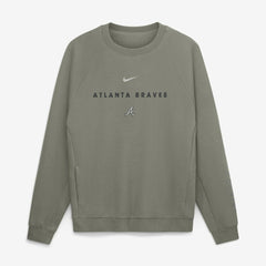 Atlanta Braves Statement Primary Raglan Dri-FIT Sweatshirt Olive