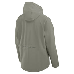 New York Yankees Unlimited Packable Full-Zip Hooded Jacket Olive
