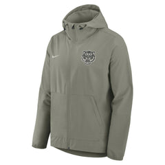 Detroit Tigers Unlimited Packable Full-Zip Hooded Jacket Olive