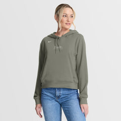 Atlanta Braves Women's One Tri-Blend Dri-FIT Hoodie Olive