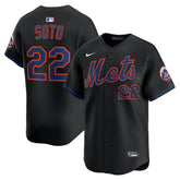 Juan Soto New York Mets Alternate Limited Jersey Black