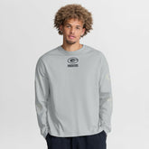Green Bay Packers Oversized Type Play Long Sleeve T-Shirt - Gray on sale