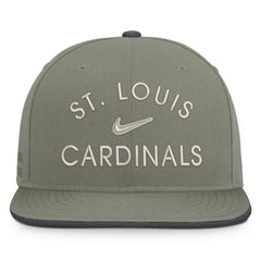 St. Louis Cardinals Pro Dri-FIT Snapback Hat Olive