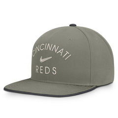 Cincinnati Reds Pro Dri-FIT Snapback Hat Olive