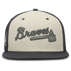 Atlanta Braves Dri-FIT True Fitted Hat Cream