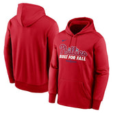 Philadelphia Phillies 2025 MLB Postseason Authentic Collection Therma Fleece Hoodie Red