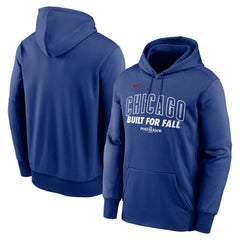 Chicago Cubs 2025 MLB Postseason Authentic Collection Therma Fleece Hoodie Royal