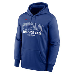 Chicago Cubs 2025 MLB Postseason Authentic Collection Therma Fleece Hoodie Royal