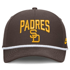 San Diego Padres Cooperstown Rise Adjustable Hat Brown