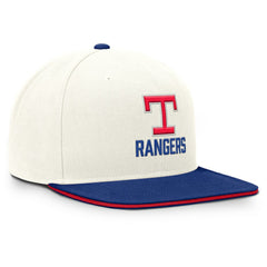 Texas Rangers Cooperstown Pro Dri-FIT Snapback Hat Cream/Royal