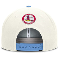 St. Louis Cardinals Cooperstown Pro Dri-FIT Snapback Hat Cream/Light Blue