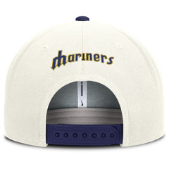 Seattle Mariners Cooperstown Pro Dri-FIT Snapback Hat Cream/Navy