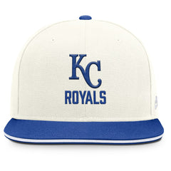 Kansas City Royals Cooperstown Pro Dri-FIT Snapback Hat Cream/Royal