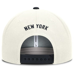 New York Yankees Cooperstown Pro Dri-FIT Snapback Hat Cream/Navy