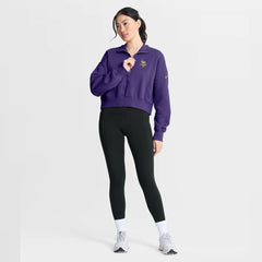 Minnesota Vikings Women's Phoenix Fleece Quarter-Zip Sweatshirt - Purple online