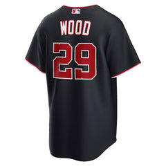 James Wood Washington Nationals Alternate Replica Jersey Navy