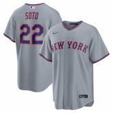 Juan Soto New York Mets Road Replica Jersey Gray