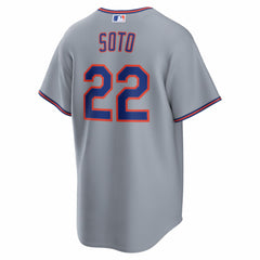 Juan Soto New York Mets Road Replica Jersey Gray
