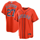 Jose Altuve Houston Astros Alternate Replica Jersey Orange