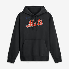 New York Mets Dri-Fit Club Hoodie Black