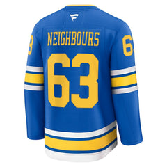 Jake Neighbours St. Louis Blues Fanatics Home Premium Jersey - Blue Jerseys