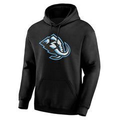 Utah Mammoth Logo Athletic Essential Hoodie - Black Hoodies