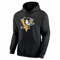 Pittsburgh Penguins Logo Athletic Essential Hoodie - Black Hoodies