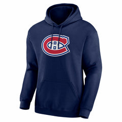 Montreal Canadiens Logo Athletic Essential Hoodie - Navy Hoodies