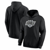 Los Angeles Kings Logo Athletic Essential Hoodie - Black Hoodies