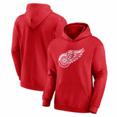 Detroit Red Wings Logo Athletic Essential Hoodie - Red Hoodies