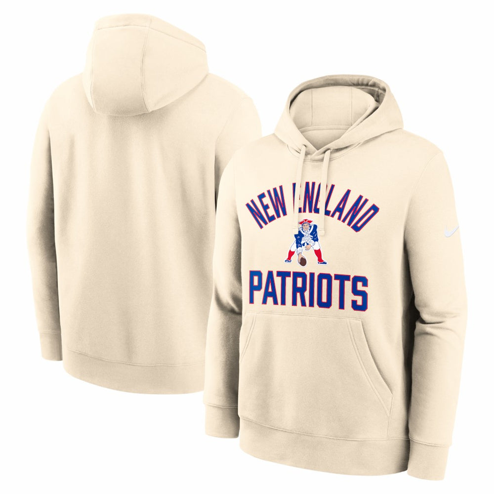 New England Patriots Club Hoodie - Natural sale