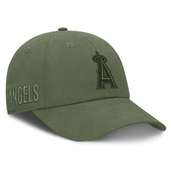 Los Angeles Angels Pine Rider Adjustable Hat Olive