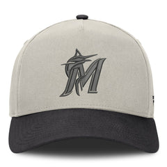 Miami Marlins Wonder A-Frame Adjustable Hat Stone/Graphite