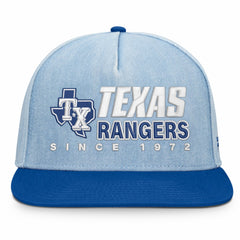 Texas Rangers Twinbill Snapback Hat Denim