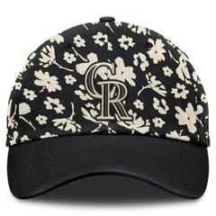 Colorado Rockies Women's Blossom Adjustable Hat Black
