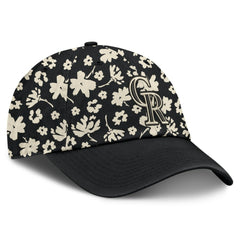 Colorado Rockies Women's Blossom Adjustable Hat Black