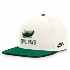 Tampa Bay Rays Cooperstown Pro Dri-FIT Snapback Hat Cream/Green